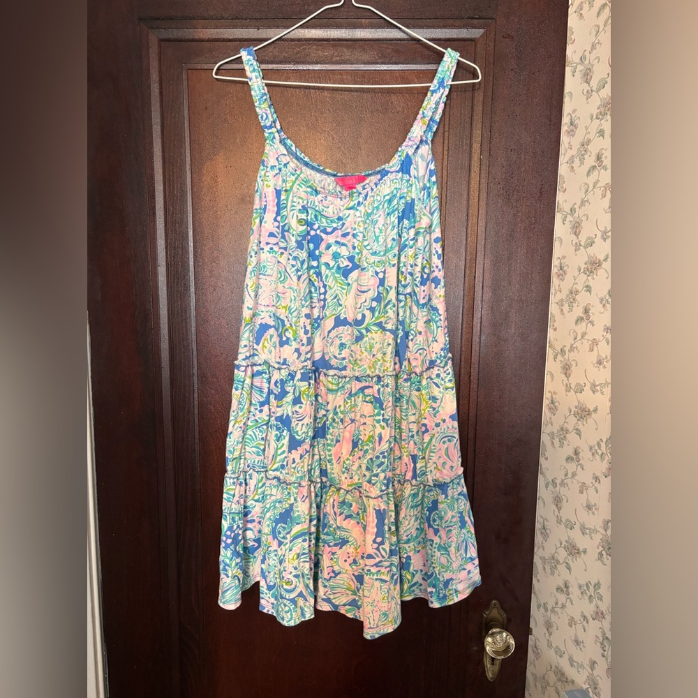 Lilly Pulitzer Colorful Floral Mini Dress